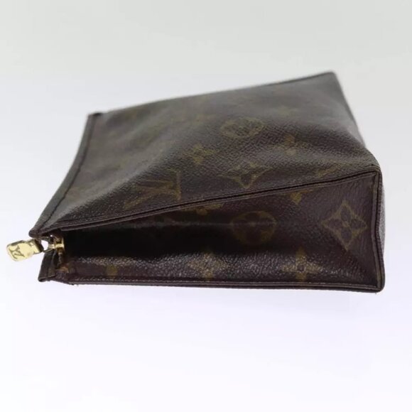 LOUIS VUITTON Monogram Poche Toilette 19 Pouch M47544 LV Auth am6268 - Picture 4 of 16